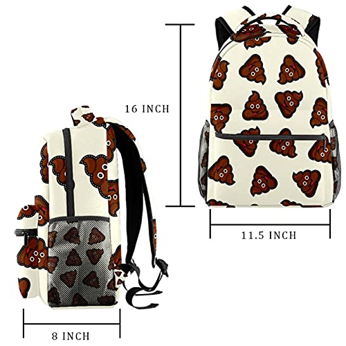 Z&Q Mochila Para Chicas Caca Bolso ligera de escuela Mochila Para Niñas Mochila Infantil 29.4x20x40cm