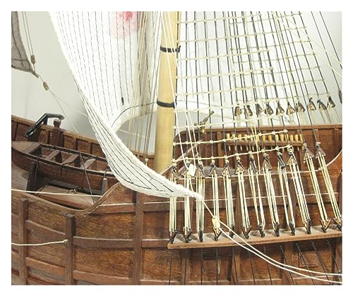 ZYAURA Decoración hogareña Barco clásico España Barcos de la Flota de expedición de Colón 1492 velero de Madera de Santa María