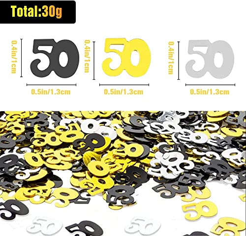 1000 pcs Confeti cumpleaños 60, 30g confeti estrella plateado oro negro confeti número 60 confeti de mesa con tarjeta de papel para cumpleaños bodas aniversario fiesta decoraciones