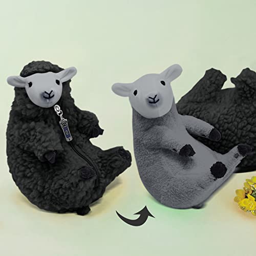 AGRIMONY Lindos Animales de Peluche de Oveja Afeitada,Juguetes de Cabra Peluche Kawaii, Regalos Bebe Niñas, Niños y Adolescentes,Regalos Divertidos de Navidad, Cumpleaños, Pascua,Decoración de Cabra