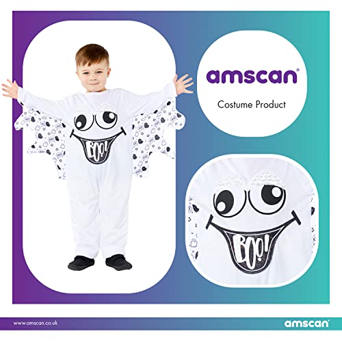 amscan 9914808 - Disfraz de fantasma para niños pequeños (2-3 años)