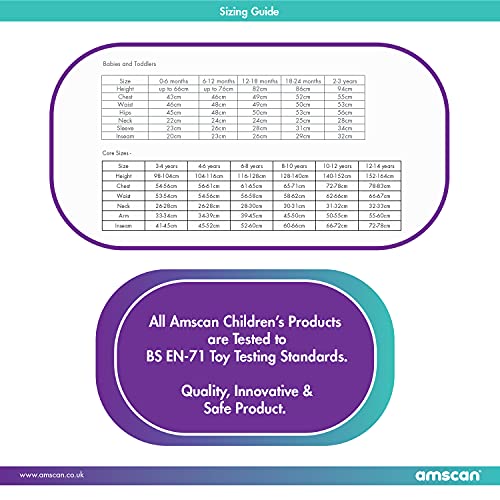 amscan 9914808 - Disfraz de fantasma para niños pequeños (2-3 años)