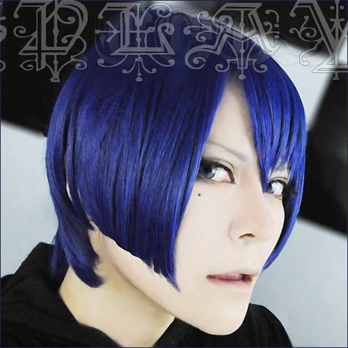 Anime Uta no Prince Sama HIjirikawa Masato Cosplay Wig Short Blue Heat Resistant Synthetic Hair Wigs + Wig Cap