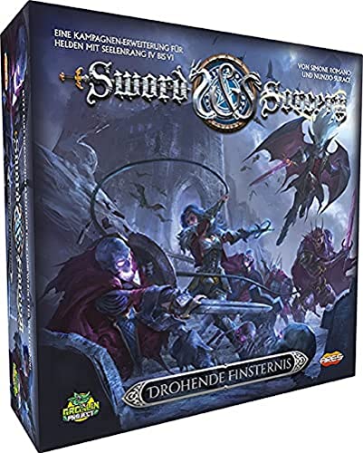 Ares Games | Sword & Sorcery - Eclipse inminente | Expansión de campaña | Juego Experto | Dungeon Crawler | 1-5 Jugadores | A Partir de 13+ años | 30+ Minutos | Español