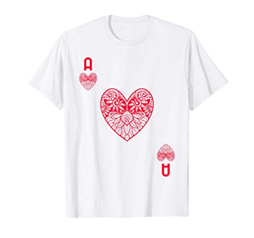 As de corazones, juego de cartas, póquer, blackjack Camiseta