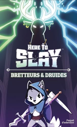 Asmodee TeeTurtle Here to Slay - Extensión: Bretters y Druidas - Juegos de Mesa - Juegos de Cartas - Juegos para Adultos y niños a Partir de 10 años - 2 a 6 Jugadores - Versión Francesa