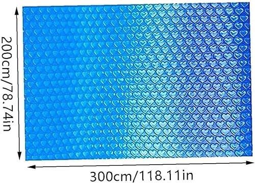 ASWA Piscina Cubierta Solar Plegable a Prueba de Polvo Piscina película de preservación del Calor 300x200cm Deportes acuáticos, for en el Suelo y sobre el Suelo 23.5.17