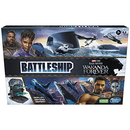 Battleship: Marvel Studios Black Panther Wakanda Forever Edition, juego de estrategia 3D para mayores de 7 a os, juego de mesa para 2 jugadores