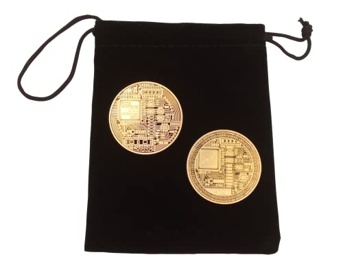 Bitcoin Moneda fisica Dos Monedas Coleccion Modelos MAX Keiser Tribute y Classic 2013 en Bolsa Terciopelo