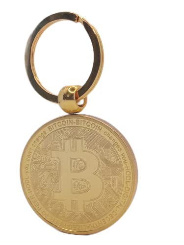 Bitcoin Moneda Llavero