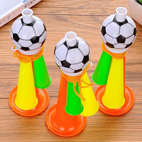 BOLYUM 10 Piezas de Trompeta de Ruido de Estadio Plástico Divertido Fiesta de Apoyo Vítores, para Juegos Deportivos, Fiesta de fútbol, Regalos para Fiestas de Carnaval, 13,5 cm (Color al Azar)