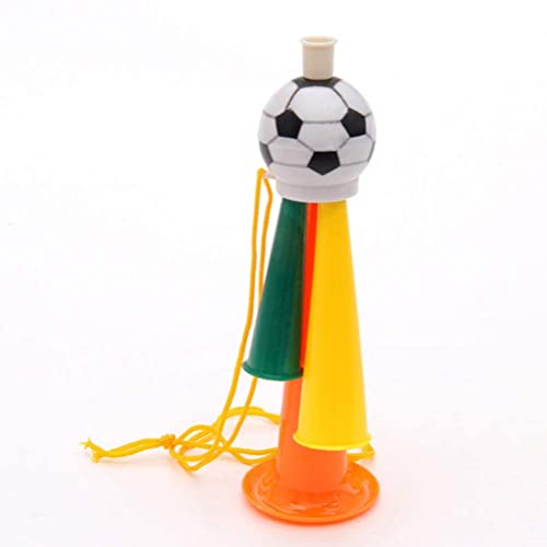 BOLYUM 10 Piezas de Trompeta de Ruido de Estadio Plástico Divertido Fiesta de Apoyo Vítores, para Juegos Deportivos, Fiesta de fútbol, Regalos para Fiestas de Carnaval, 13,5 cm (Color al Azar)