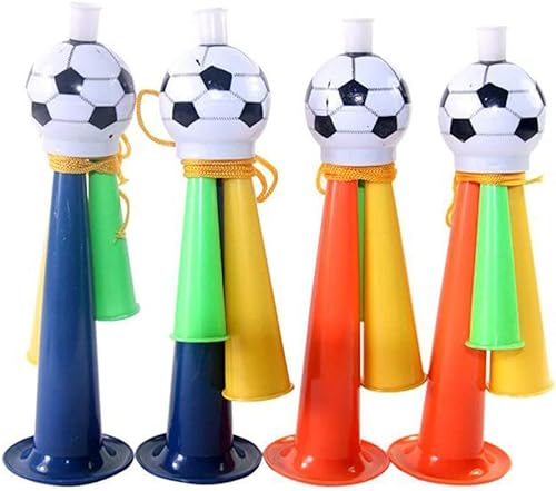 BOLYUM 10 Piezas de Trompeta de Ruido de Estadio Plástico Divertido Fiesta de Apoyo Vítores, para Juegos Deportivos, Fiesta de fútbol, Regalos para Fiestas de Carnaval, 13,5 cm (Color al Azar)