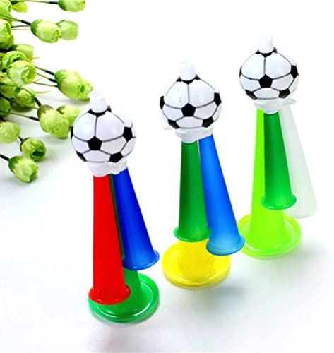 BOLYUM 10 Piezas de Trompeta de Ruido de Estadio Plástico Divertido Fiesta de Apoyo Vítores, para Juegos Deportivos, Fiesta de fútbol, Regalos para Fiestas de Carnaval, 13,5 cm (Color al Azar)