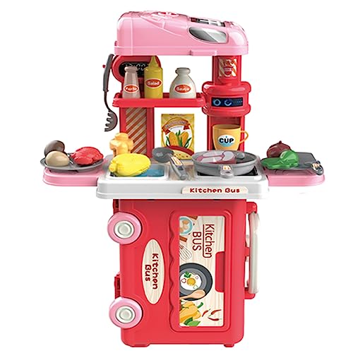 Brigamo 2 en 1 Premium Food Truck Niños Cocina Juguete a partir de 3 años