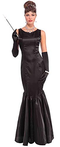 Bristol Novelty AC547 High Society Costume | Para Mujer | Negro, Talla 10-14