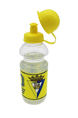 Cádiz Club de Fútbol, Botella Cantimplora, con Boquilla de Seguridad, Capacidad 500 ml, Producto Oficial del Cádiz (CyP Brands)