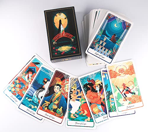 Cartas de Tarot,Tarot Clásico,Tarot Deck,Baraja Adivinatoria de Tarot,Tiradas de Tarot,Tarot Tradicional Esoterismo,Astrología Adivinación Numerológica para Principiante Entusiastas (127#)