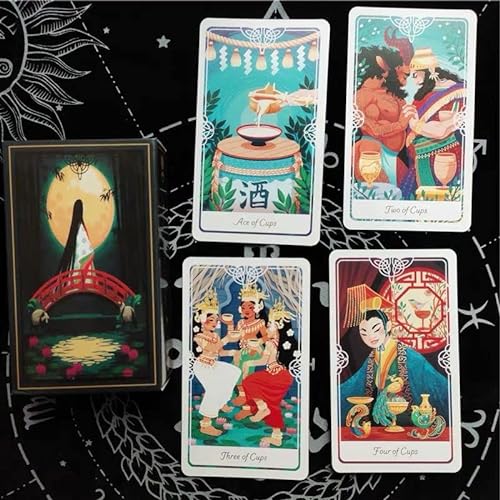 Cartas de Tarot,Tarot Clásico,Tarot Deck,Baraja Adivinatoria de Tarot,Tiradas de Tarot,Tarot Tradicional Esoterismo,Astrología Adivinación Numerológica para Principiante Entusiastas (127#)