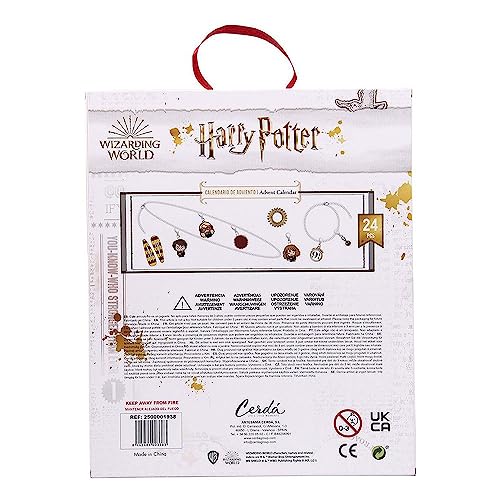 CERDÁ LIFE'S LITTLE MOMENTS - Calendario Adviento Bisutería con 24 Accesorios de Harry Potter - Licencia Oficial Warner Bros