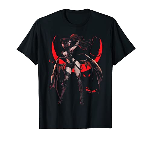 Chica vampiro anime, luna de sangre, terror aterrador Camiseta