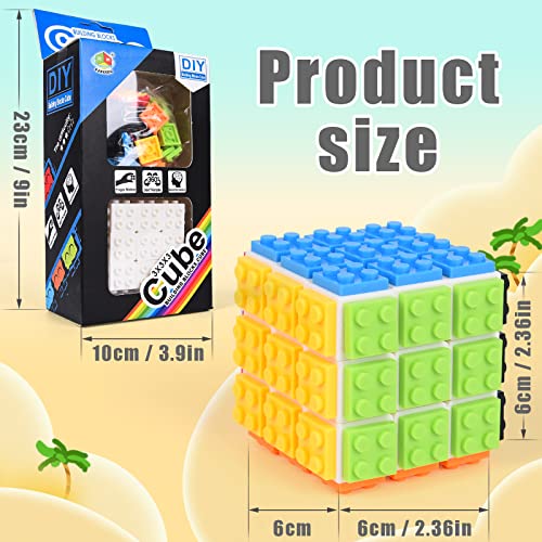 colmanda Speed Cube 3D, Premium Cubo Mágico, Magic Cube Puzzle Toys, Juegos de Rompecabezas 3D para Niños Adultos Cumpleaños, Halloween