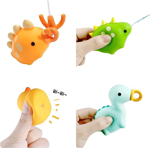 CUTE STONE Juguetes de baño Juguetes de baño con ducha y juguetes flotantes en spray, juegos de pesca para niños pequeños y bebés