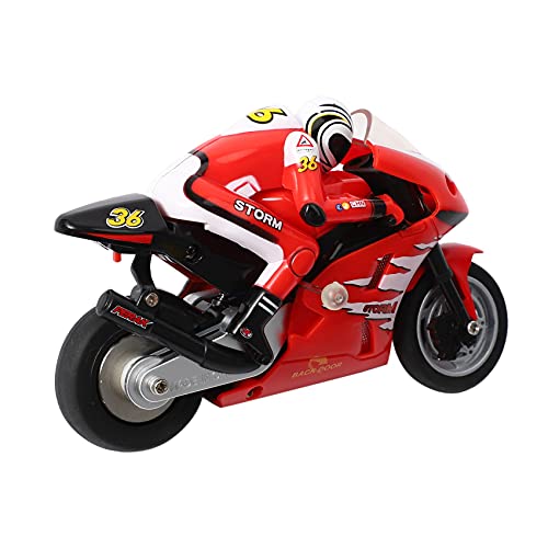 Daconovo Creat Mini RC Motocicleta ElÉCtrica De Alta Velocidad Nitro Control Remoto Recarga De Coche 2.4 GHz Racing De Niño Juguete De Regalo