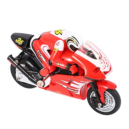 Daconovo Creat Mini RC Motocicleta ElÉCtrica De Alta Velocidad Nitro Control Remoto Recarga De Coche 2.4 GHz Racing De Niño Juguete De Regalo