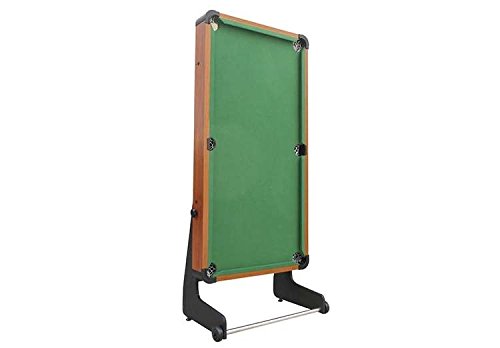 Devessport - Mesa de Billar plegable 152-Fácil montaje - Incluye todos los accesorios para poder jugar - Patas reforzadas para mayor estabilidad-Ideal para jugar con amigos-Medidas: 152 x 76 x 78 Cm