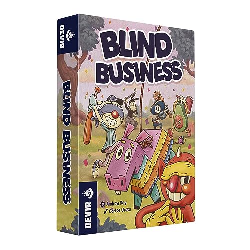 Devir - Blind Business, Devir Pocket, Juego de Mesa, Juego de Cartas, Juego de Cartas Divertido con Amigos (BGBBML)