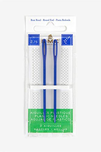 DMC Plastic Hand Needles-2-3/4 Inch 2/Pkg by DMC