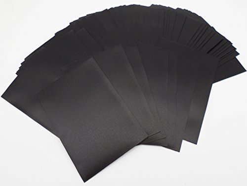 docsmagic.de Deck Box Full + 100 Double Mat Black Sleeves Standard - Caja & Fundas Negra - PKM MTG