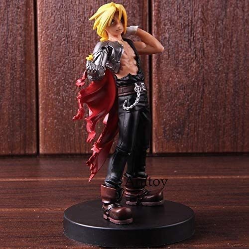 ENFILY Fullmetal Alchemist Anime Figura de acción Edward Elric Personaje Coleccionable Estatua Juguetes PVC Figuras Adornos de escritorio