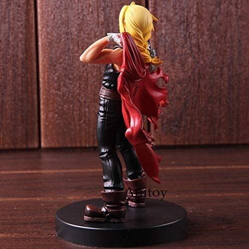 ENFILY Fullmetal Alchemist Anime Figura de acción Edward Elric Personaje Coleccionable Estatua Juguetes PVC Figuras Adornos de escritorio