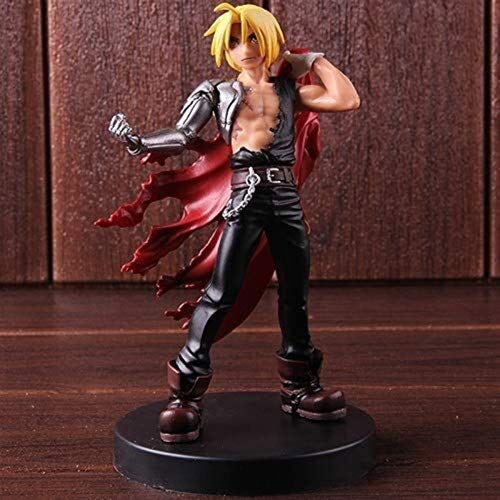 ENFILY Fullmetal Alchemist Anime Figura de acción Edward Elric Personaje Coleccionable Estatua Juguetes PVC Figuras Adornos de escritorio