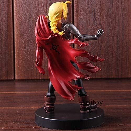 ENFILY Fullmetal Alchemist Anime Figura de acción Edward Elric Personaje Coleccionable Estatua Juguetes PVC Figuras Adornos de escritorio