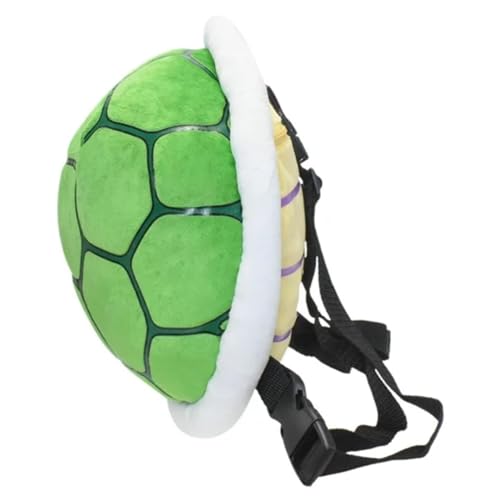 EXQST Mochila De Tortuga Mochila De Concha De Tortuga Mochila De Concha De Tortuga Verde Bolsa De Merienda De Caramelo De Piel Suave para Niños Fiesta De Disfraces De Halloween Cosplay