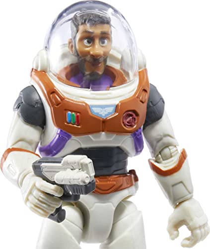 Figura de acción auténtica de Disney Pixar Lightyear Space Ranger Alpha Mo Morrison a Escala de 5 Pulgadas con 14 articulaciones posibles, colección de películas de 4 años en adelante