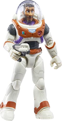 Figura de acción auténtica de Disney Pixar Lightyear Space Ranger Alpha Mo Morrison a Escala de 5 Pulgadas con 14 articulaciones posibles, colección de películas de 4 años en adelante