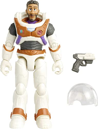 Figura de acción auténtica de Disney Pixar Lightyear Space Ranger Alpha Mo Morrison a Escala de 5 Pulgadas con 14 articulaciones posibles, colección de películas de 4 años en adelante