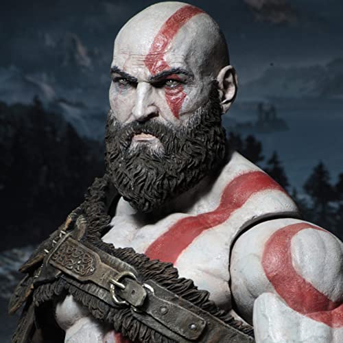 Figuras de juego Kratos, figuras de acción de hombre para niños, figuras de juegos, muñeco de anime, muñeco de acción, modelo de muñeco de dibujos animados, personaje de juego para adultos, muñeco de