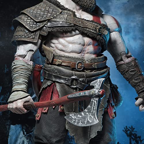 Figuras de juego Kratos, figuras de acción de hombre para niños, figuras de juegos, muñeco de anime, muñeco de acción, modelo de muñeco de dibujos animados, personaje de juego para adultos, muñeco de