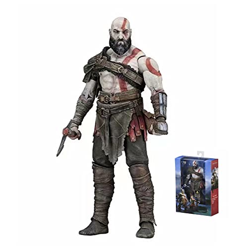 Figuras de juego Kratos, figuras de acción de hombre para niños, figuras de juegos, muñeco de anime, muñeco de acción, modelo de muñeco de dibujos animados, personaje de juego para adultos, muñeco de