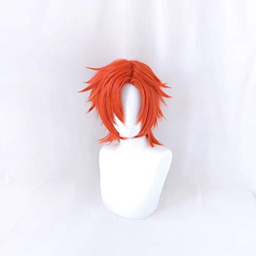 Fire Emblem Threehouses Sylvain Jose Gautier Peluca Corta Roja Disfraz De Cosplay Pelo Sintético Resistente Al Calor Pelucas De Fiesta Para Hombres