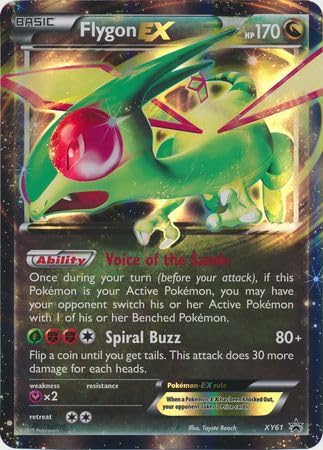 Flygon EX - XY61 - Tarjetas de gran tamaño Promo Pokemon