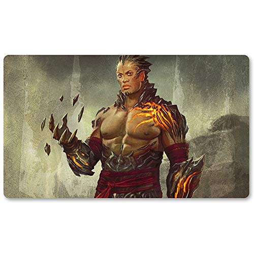 Four leaves Koth of The Hamme - Juego de mesa Magic MTG juego de alfombrillas de juego+bolsa impermeable gratis, TCG Card Game Pad de mesa tamaño 60 x 35 cm, compatible con Digimon MTG TCG CCG RPG