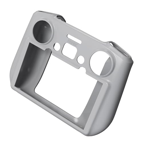 Funda protectora de silicona cubierta para DJI AIR 3 control remoto con la versión de la pantalla, anti-arañazos, anti-caída, diseño antideslizante, accesorios para drones (Gris)