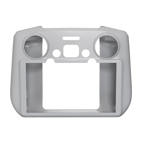 Funda protectora de silicona cubierta para DJI AIR 3 control remoto con la versión de la pantalla, anti-arañazos, anti-caída, diseño antideslizante, accesorios para drones (Gris)