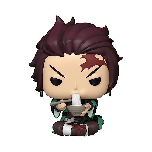 Funko Pop! Animation: Demon Slayer - Tanjiro with Noodles - Figura de Vinilo Coleccionable - Idea de Regalo- Mercancia Oficial - Juguetes para Niños y Adultos - Anime Fans